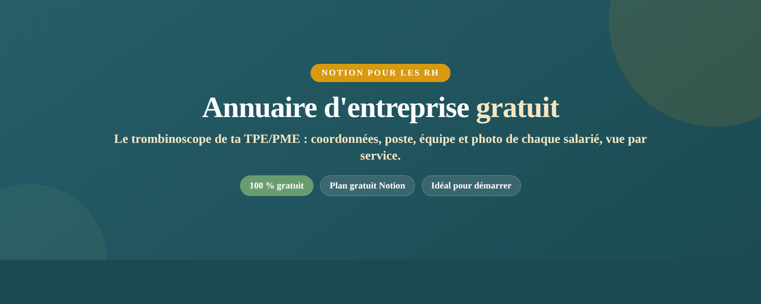 Annuaire d'entreprise
